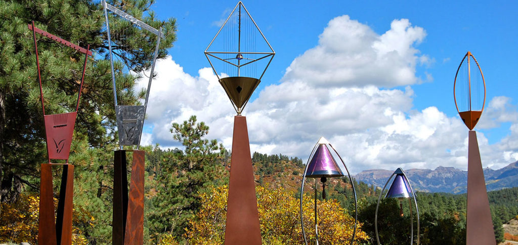 6 Custom Wind Harps and Garden Bells