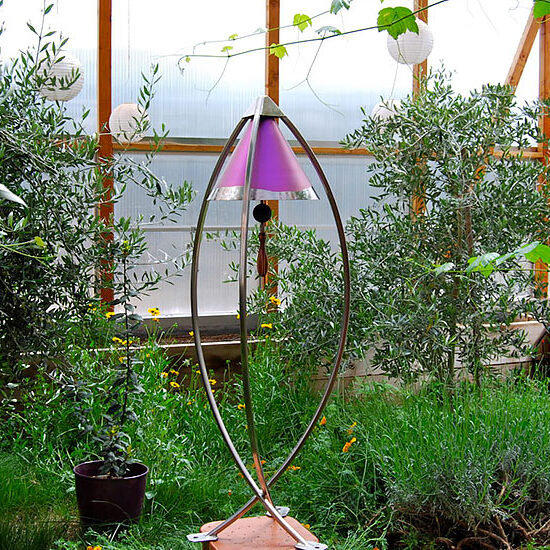 Harmony Bell inside Greenhouse